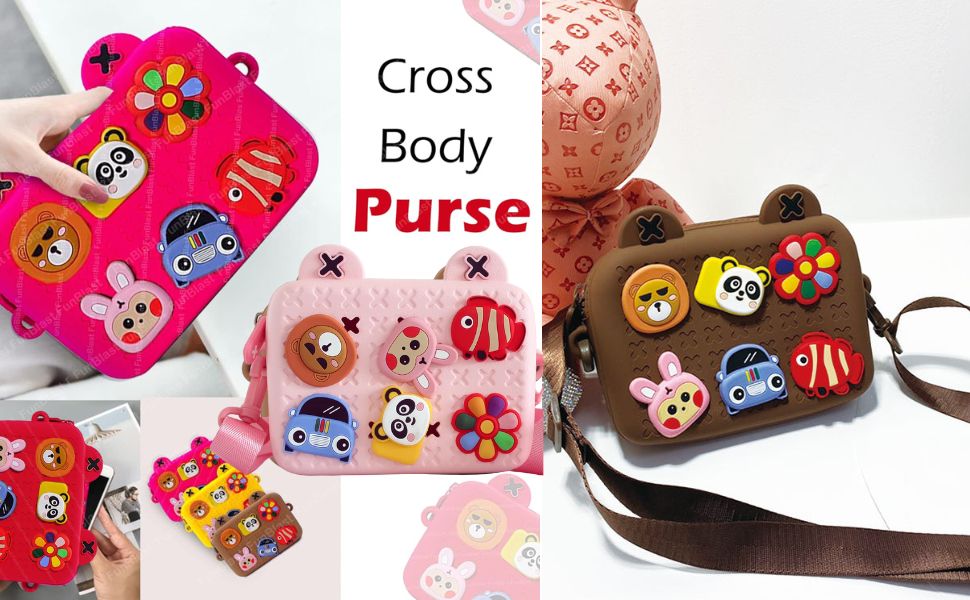 Girls’ Soft Silicone Sling Bag