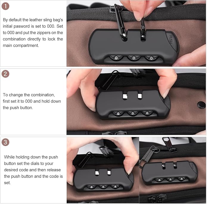 Sling Bag for Men & Women– Crossbody Sling Bag for Travel