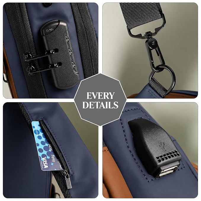 Sling Bag for Men & Women– Crossbody Sling Bag for Travel