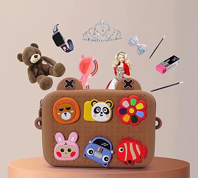 Girls’ Soft Silicone Sling Bag