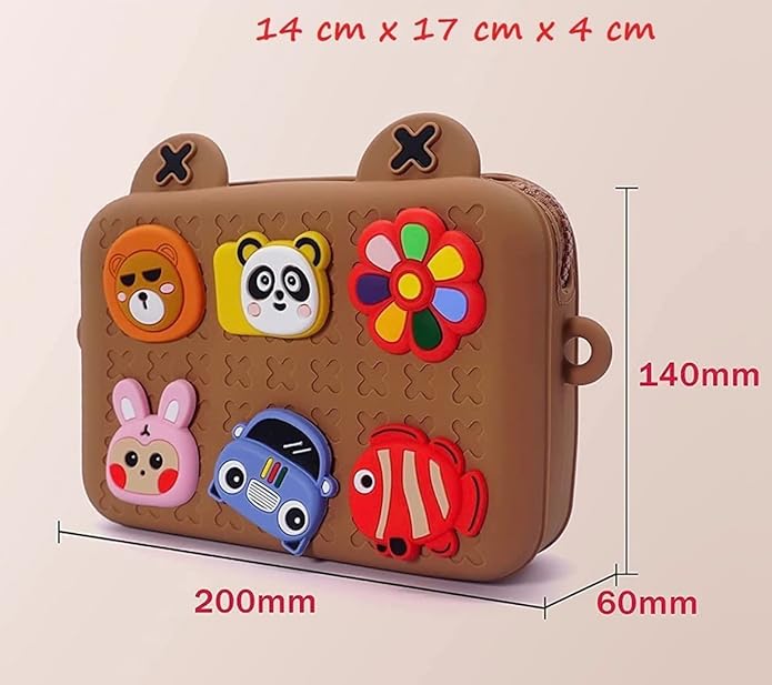 Girls’ Soft Silicone Sling Bag